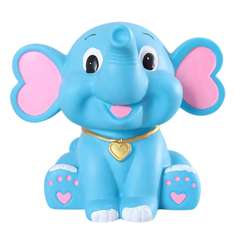 Tirelire <br />Éléphant Bleu Ailé