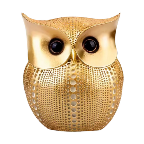 Tirelire <br />Hibou Doré