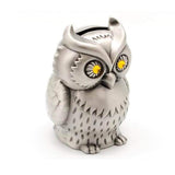 tirelire hibou metal