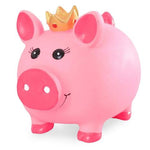 Tirelire Cochon rose Reine avec une couronne