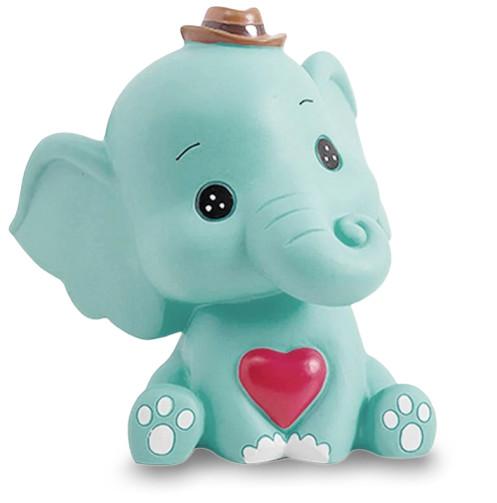 Tirelire Éléphant Grise - Cadeau Mignon Pour Bébé Garçon Ou Fille | Baby Shower, Baptême & Décoration