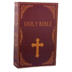 livre tirelire holy bible